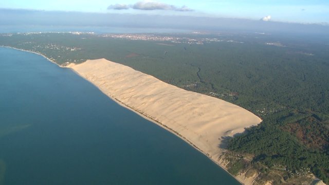 Aerial view of the Dune du Pyla - Arcachon