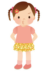 幼い子供　女の子