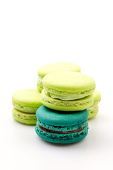 Macaron isolated white background
