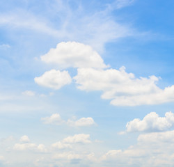 Cloud on blue sky