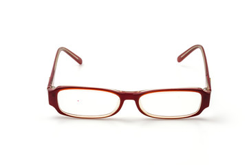 Eyeglasses isolated white background