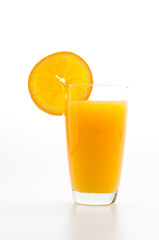 Orange juice glass