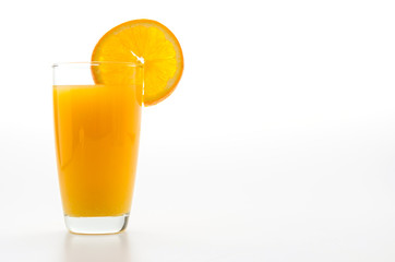 Orange juice glass