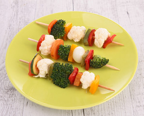 vegetable kebab