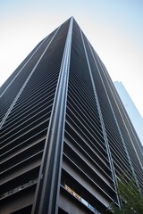 Fototapeta na wymiar Low angle view of skyscraper