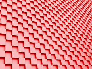 red cubes background