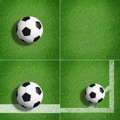 Obraz na płótnie Canvas Soccer - Background / Mix