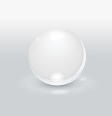 glass ball vector