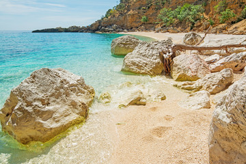 rocks on the water