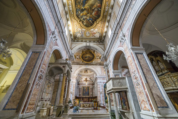 Obraz premium The cathedral of Sorrento campania, Italy