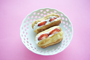 Cream eclairs