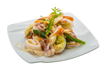 Asian seafood salad