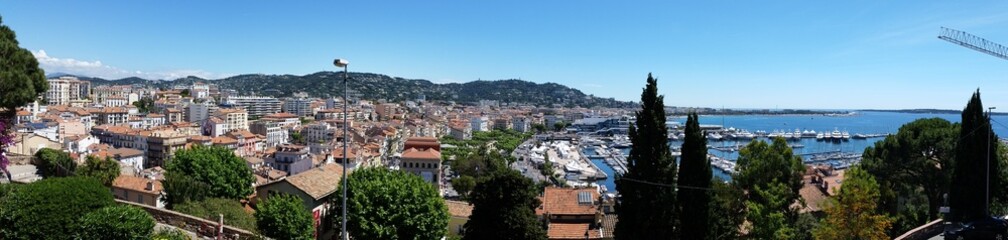 Fototapeta na wymiar Panorama von Cannes