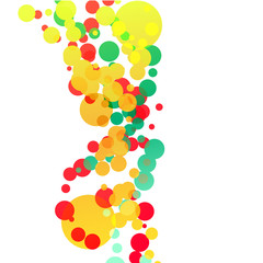 abstract colorful background with circles