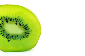 Fototapeta na wymiar Kiwi fruit on a white background