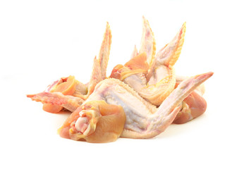 chicken wings on a white background