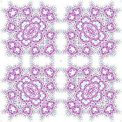 round ornamental geometric