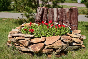 Flowerbed of original design