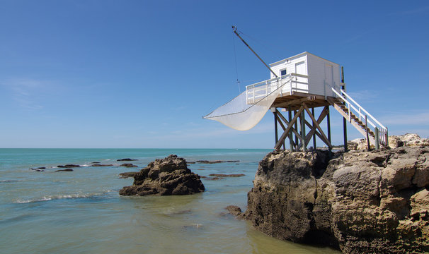 Carrelet sur l'estuaire de la Gironde (Royan)