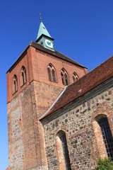 Fototapeta premium Stadtkirche St. Georg in Arneburg/Elbe