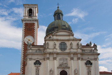 Fototapeta na wymiar Sanctuary of Mother Mary in Monte Berico Vicenza