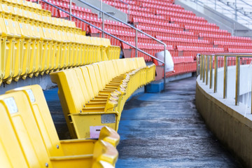 Obraz premium Empty seats at stadium