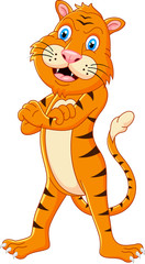 Fototapeta na wymiar Tiger cartoon