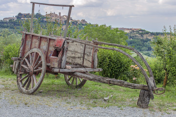 Obraz premium Karre, Wagen, Toskana