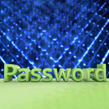Password - 3d Render