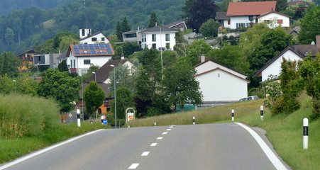 Fototapeta na wymiar routes ....suisse
