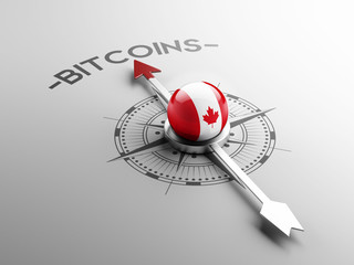 Canada  Bitcoin Concept