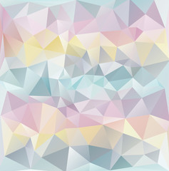 Abstract polygonal texture-pastel colours
