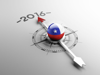 Fototapeta premium Chile 2016 Concept