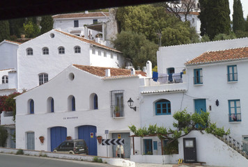 Fototapeta na wymiar Frigiliana one of the beautiful white villages of Andalucia