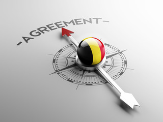 Fototapeta premium Belgium Agreement Concept