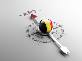 Fototapeta premium Belgium Art Concept