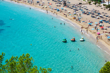 Ibiza Cala de Sant Vicent caleta de san vicente beach turquoise