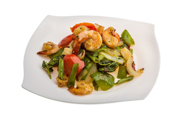 Seafood with vegetables