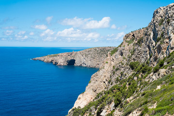 Fototapeta na wymiar Zachodnim wybrzeżu Sardynii