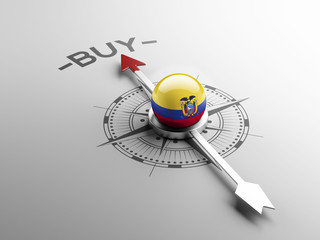 Fototapeta premium Ecuador Compass Concept