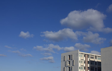 apartment with beautiful colorand blue cloud