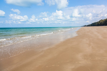 The beach and tropical sea