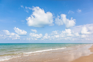 The beach and tropical sea
