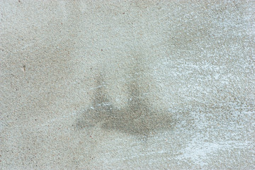 Pattern on concrete surface