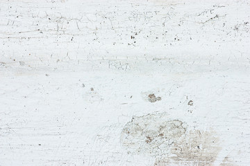 Crack on white wall