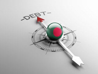 Bangladesh Debt Concept