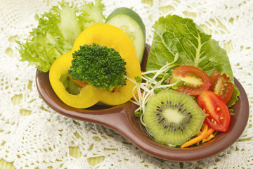  healthy salad ,fusion food