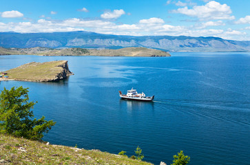 Summer travel on Lake Baikal