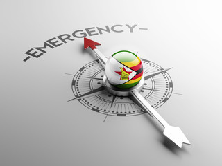 Zimbabwe Emergency Concept