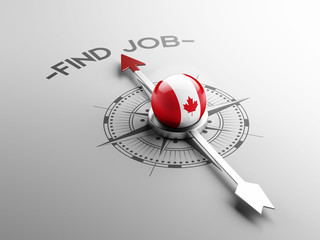 Canada Find Job Concept